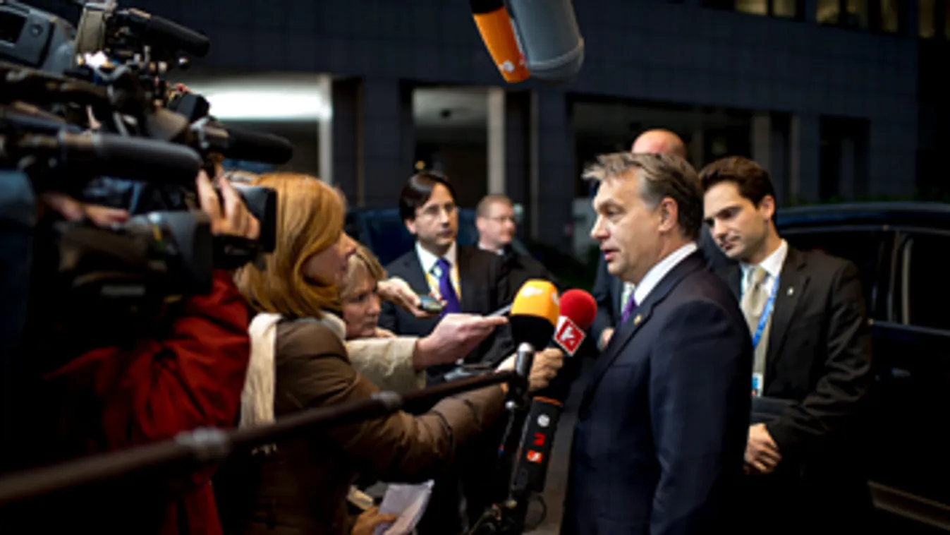 Orbán Viktor brüsszelben 