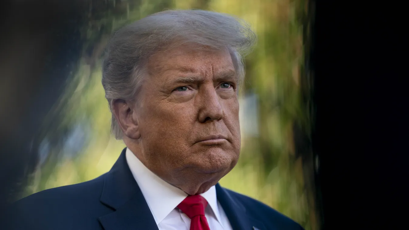 President Trump Departs The White House En Route To North Carolina GettyImageRank2 PRESS People HORIZONTAL Leaving Talking USA Washington DC White House - Washington DC North Carolina - US State One Person POLITICS Political Rally Color Image ELECTION Pho