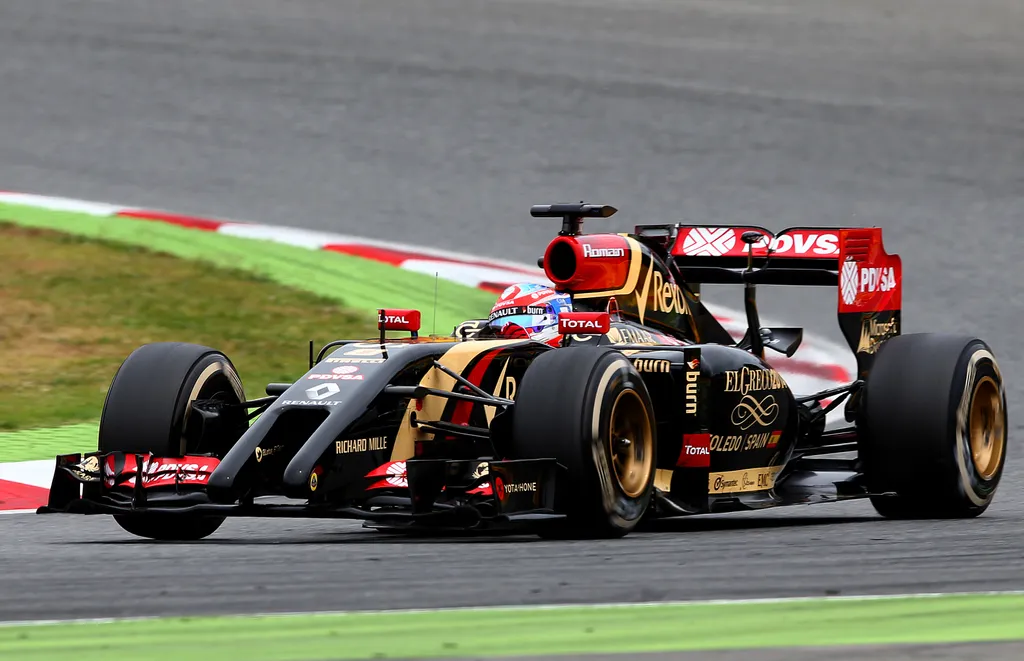 Forma-1, Romain Grosjean, Lotus, Spanyol Nagydíj 2014 