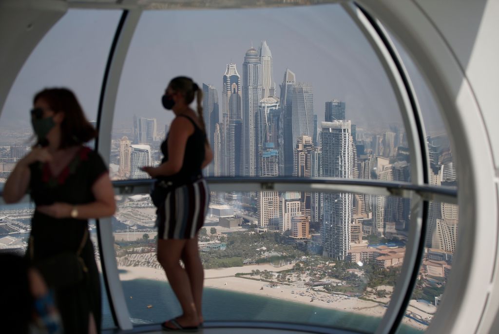 A dubaji óriáskerék, megnyílt, megnyitó, Ain Dubai, 2021 
