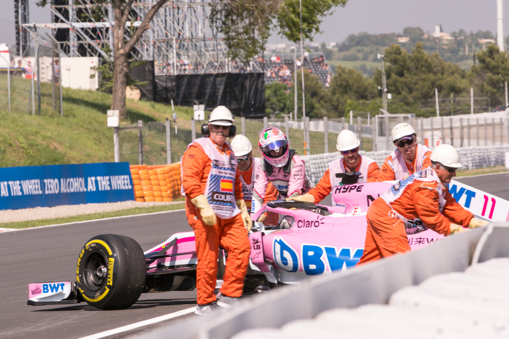 A Forma-1-es Spanyol Nagydíj pénteki napja, Sergio Pérez, Force India 