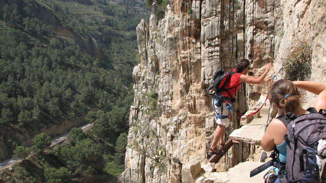 Caminito del Rey felújítás előtt 