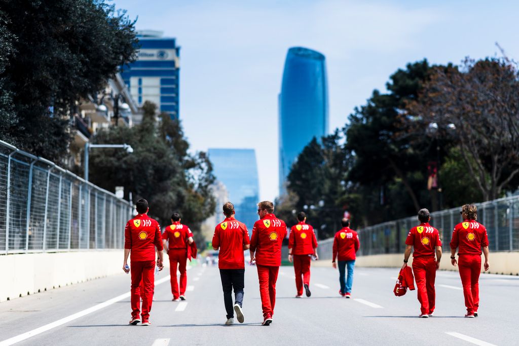 Forma-1, Azerbajdzsáni Nagydíj, csütörtök, Sebastian Vettel, Scuderia Ferrari 