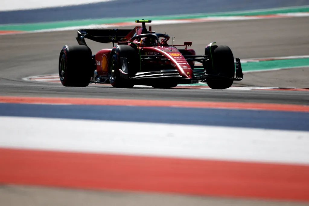 Forma-1, Carlos Sainz, Ferrari, USA Nagydíj 2022, péntek 