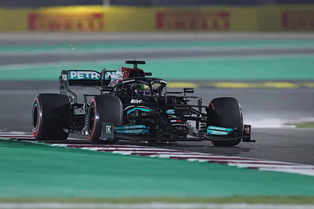 Forma-1, Lewis Hamilton, Mercedes, Katari Nagydíj 2021, szombat 