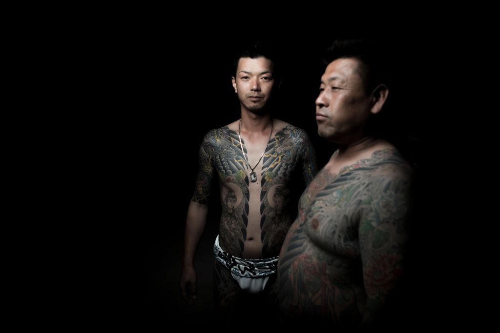 Yakuza maffia tetoválás 