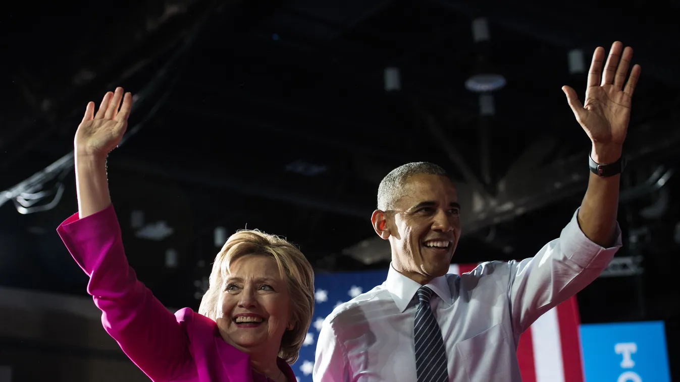 Hillary Clinton, Obama, USA, választás, kampány 