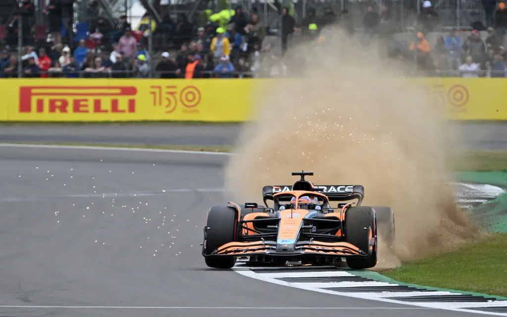 Forma-1, Daniel Ricciardo, McLaren, Brit Nagydíj 2022, szombat 