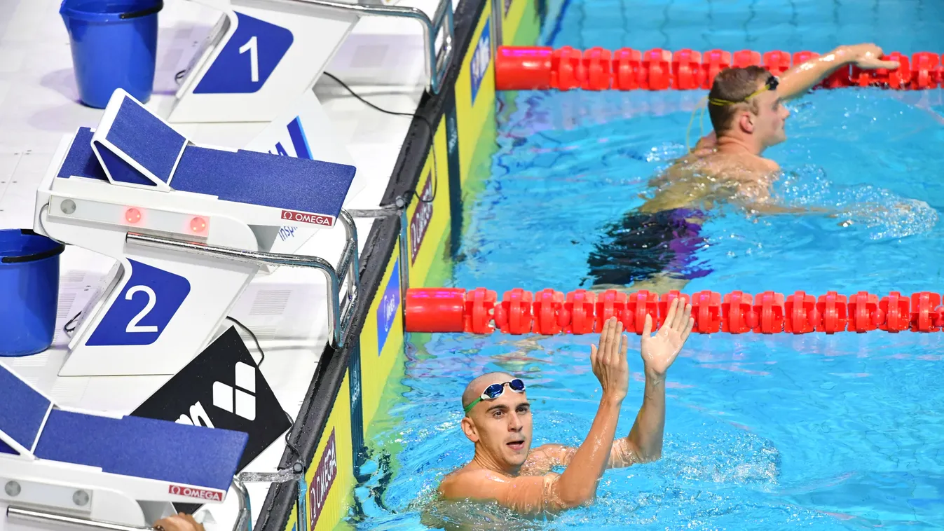 Úszás Vizes VB, FINA2017,  férfi 100 méter pillangó, elődöntő, Cseh László 