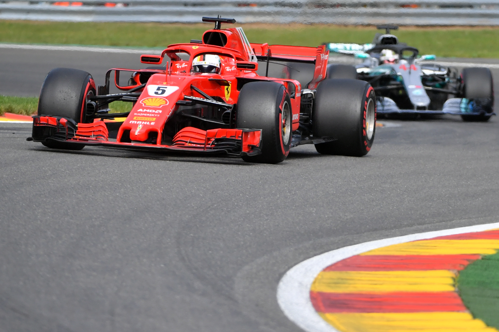 A Forma-1-es Belga Nagydíj, Sebastian Vettel, Scuderia Ferrari, Lewis Hamilton, Mercedes-AMG Petronas 