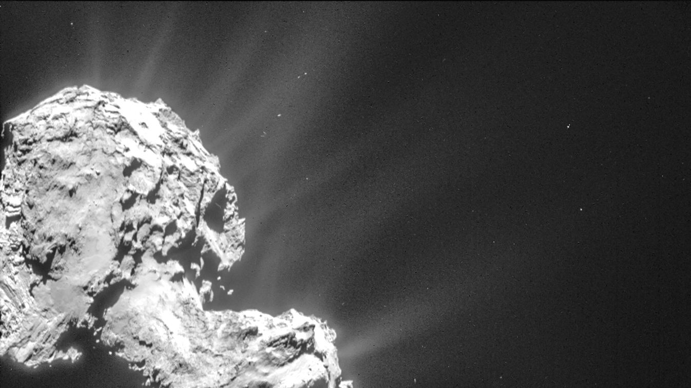 Rosetta űrszonda, navigációs kamera, fotó a Csurjumov-Geroszimenko üstökösről 