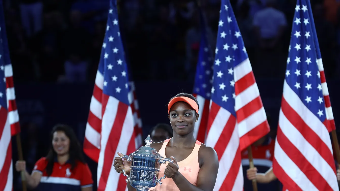 2017 US Open Tennis Championships FINAL New York USA United States 2017 TENNIS CEREMONY Sloane Stephens Cup Madison Keys Women's Singles 