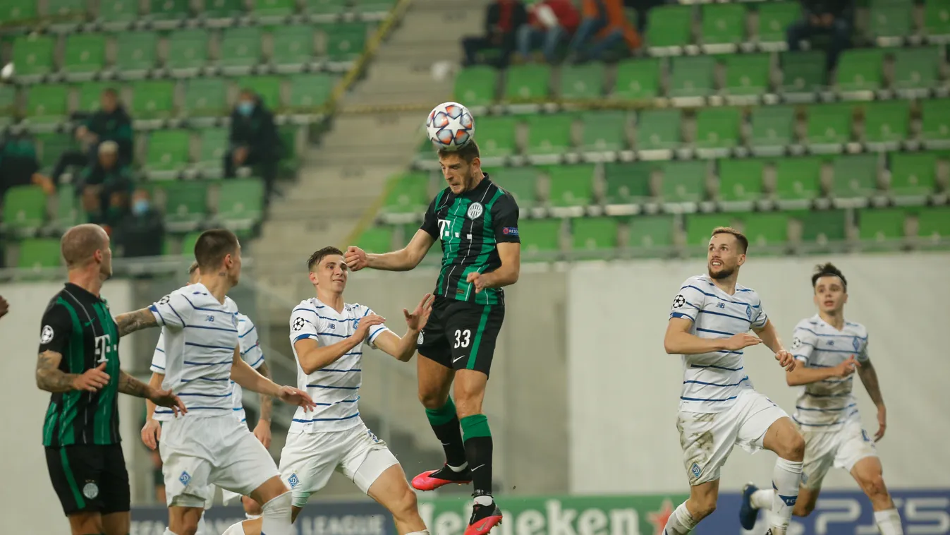 FTC - Dinamo Kijev, UEFA BL futball mérkőzés, 2020.10.28. 