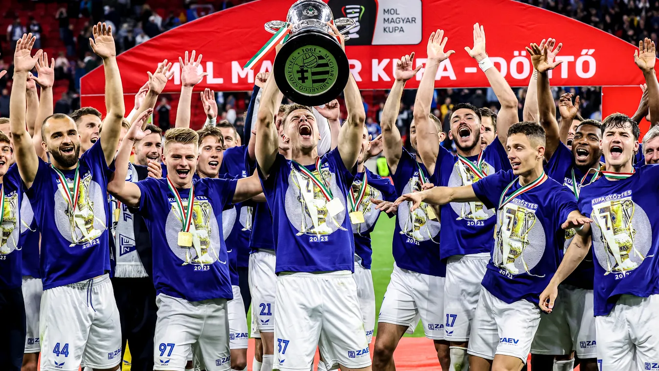 Budafok - Zalaegerszeg, Budafoki MTE, ZTE FC, MOL Magyar Kupa, döntő, Puskás Aréna, foci, labdarúgás, 2023.05.03. 