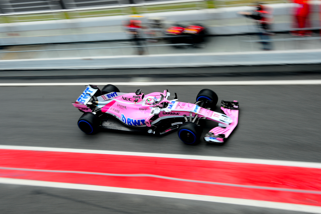 A Forma-1 előszezoni tesztje Barcelonában - 4. nap, Sergio Pérez, Force India 