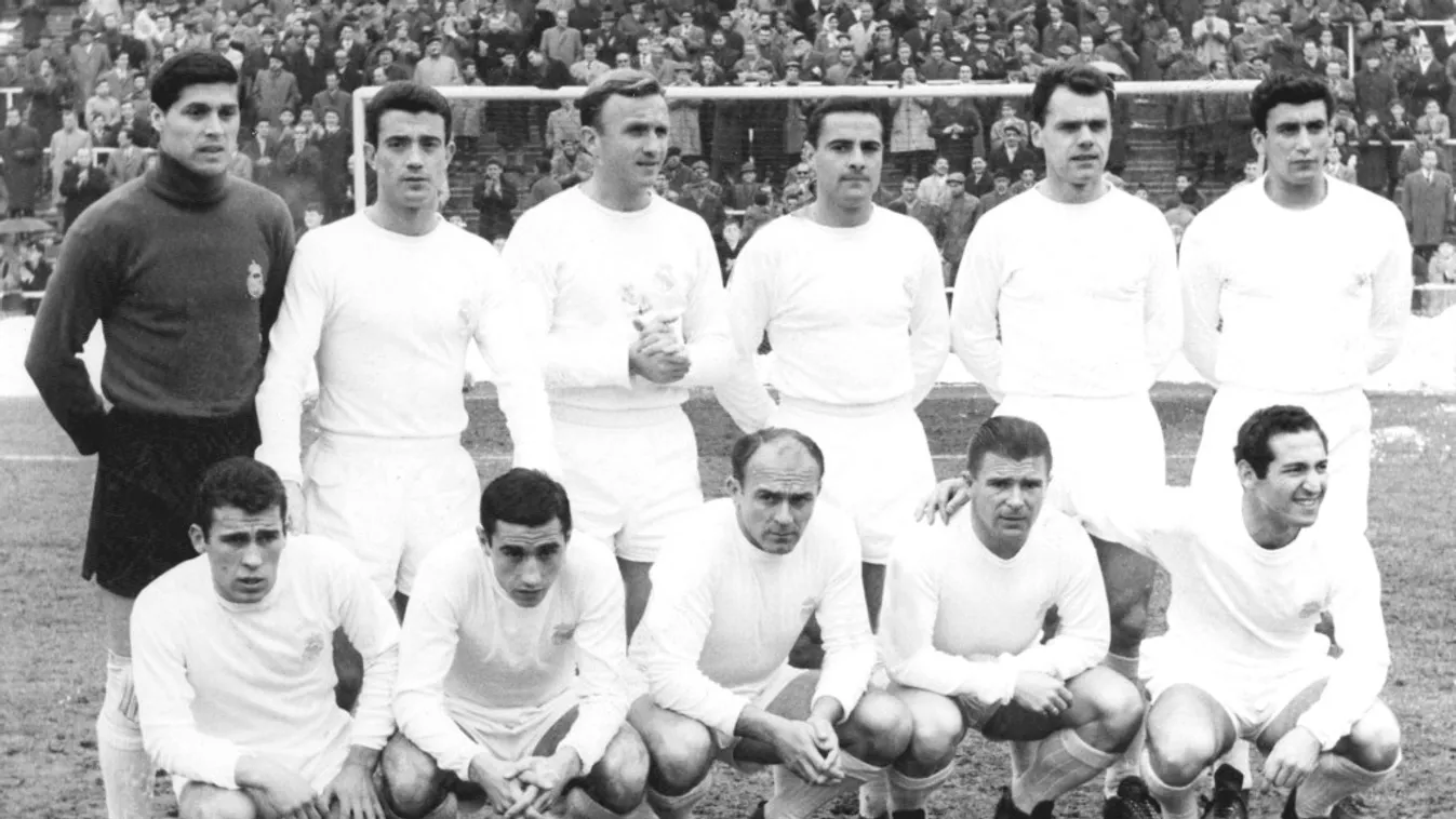 20Th Century 1960S (Decade) Competition DICTATORSHIP Di Stefano, Alfredo (1926-2014) Espana EUROPE FOOTBALL Franquism HISTORY MAN Military Dress Paco Gento (1933) Photography Real Madrid SOCIETY Spain SPORT Sports And Leisure TEAM AppCultura 