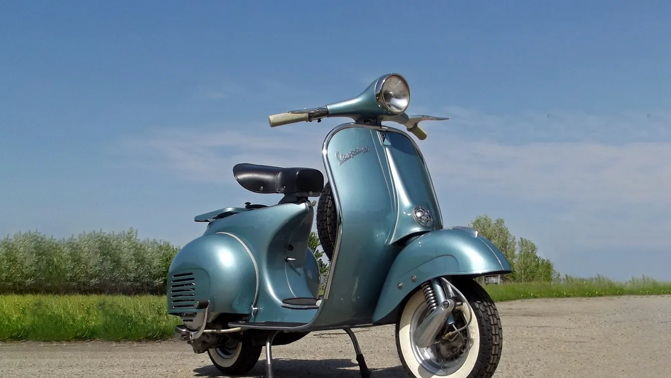 Piaggio Vespa VBB (1961) veteránteszt 