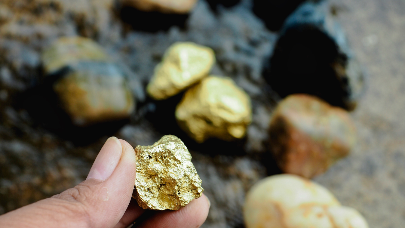 arany, bánya, bányászás 