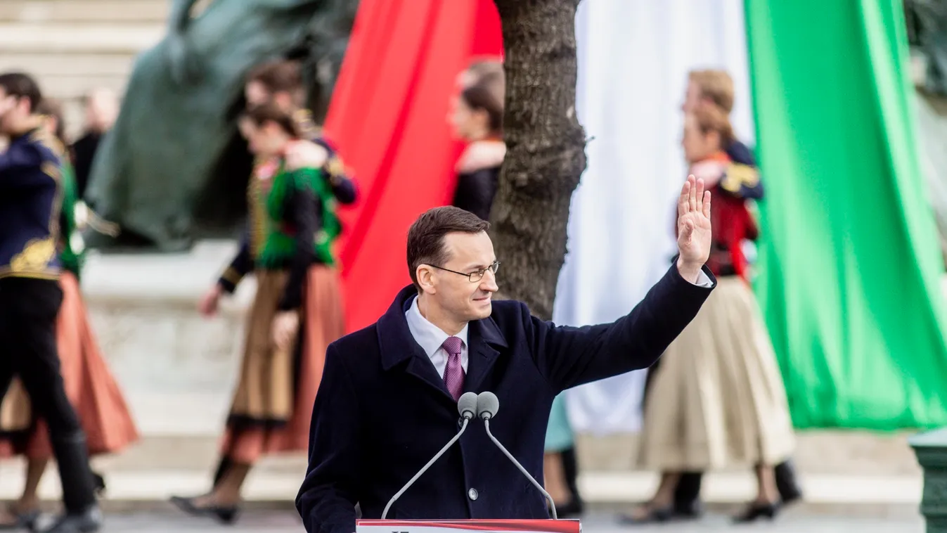 Mateusz Morawiecki, Lengyelország miniszterelnöke 2019 Március 15 Nemzeti Múzeum 