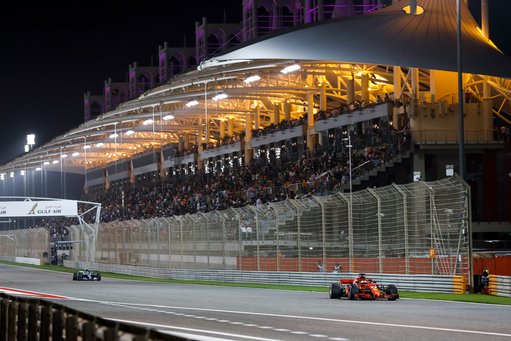 A Forma-1-es Bahreini Nagydíj, Sebastian Vettel, Scuderia Ferrari, Valtteri Bottas, Mercedes-AMG Petronas 