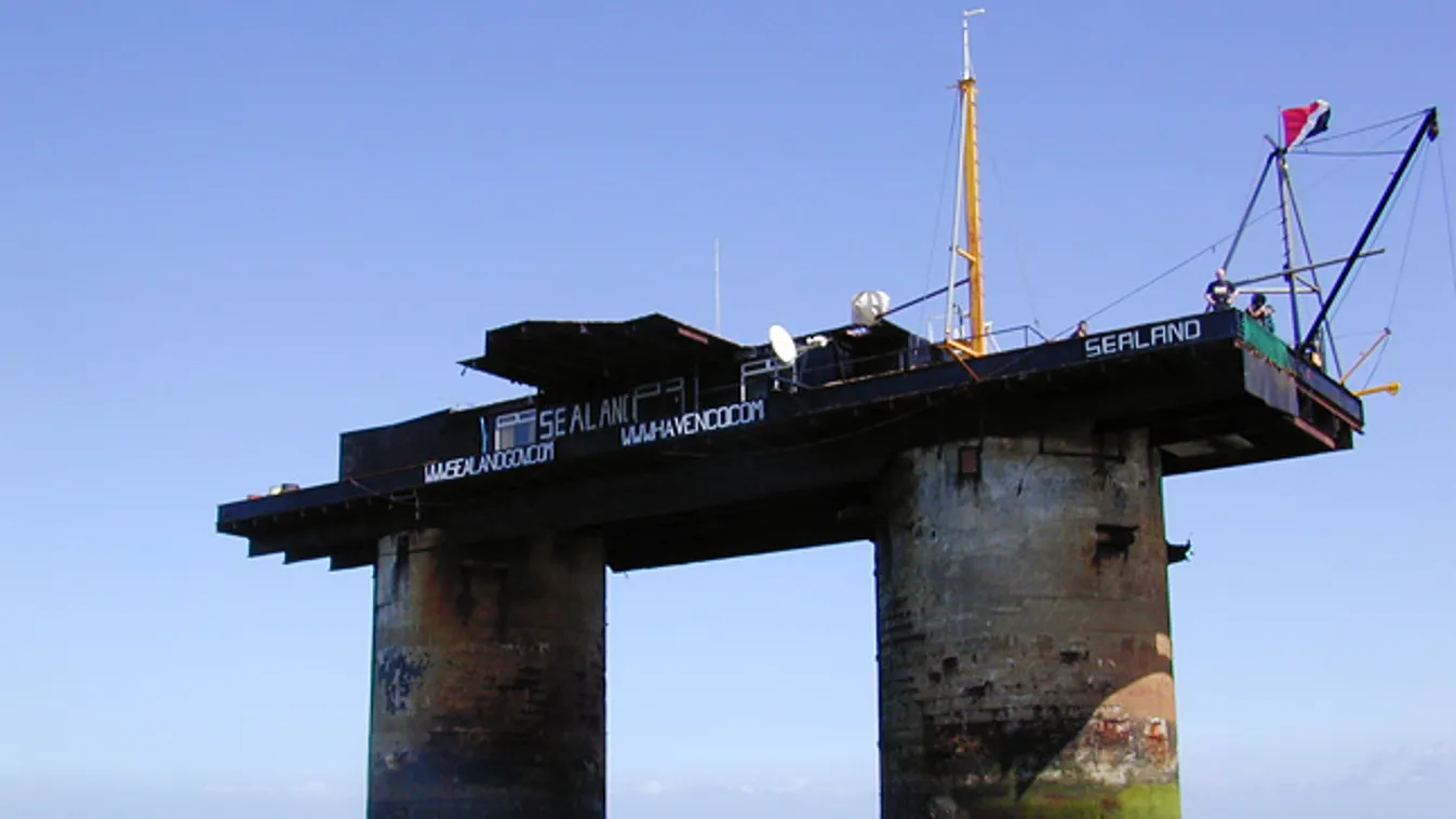 Sealand Hercegség, Északi-tengeren álló második világháborúban épült erődítmény Nyugat-Európában, az Egyesült Királyság partjaitól néhány kilométerre