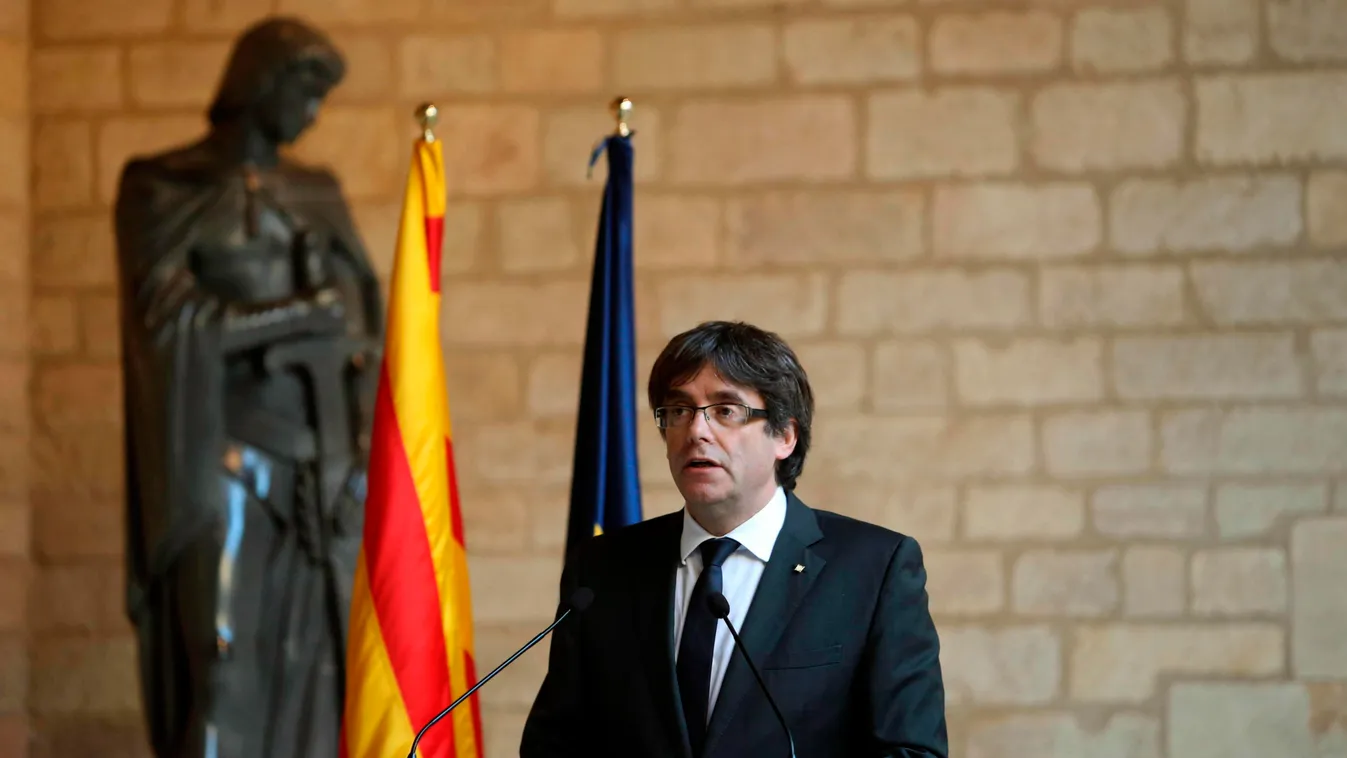 PUIGDEMONT, Carles, katalónia, katalán elnök, népszavazás, függetlenség 