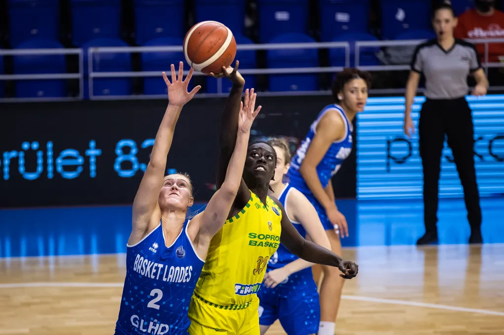 Kosárlabda, női, Euroliga, Sopron Basket – Basket Landes, Sopron, basket, Landes 