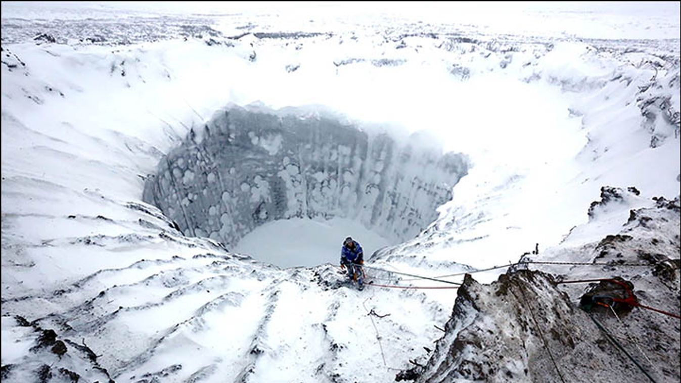 Szibéria, kráter 