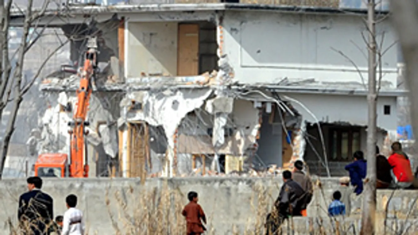 Bontják Oszama bin Laden otthonát Pakisztánban, Abbottabad