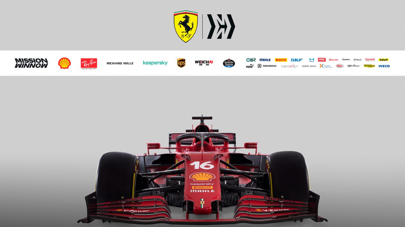 Forma-1, Scuderia Ferrari, stúdiófotó, SF21 