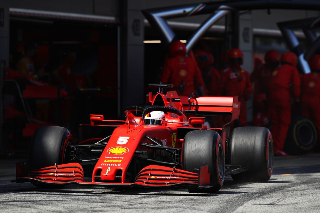 Forma-1, Spanyol Nagydíj, Vettel, Ferrari 