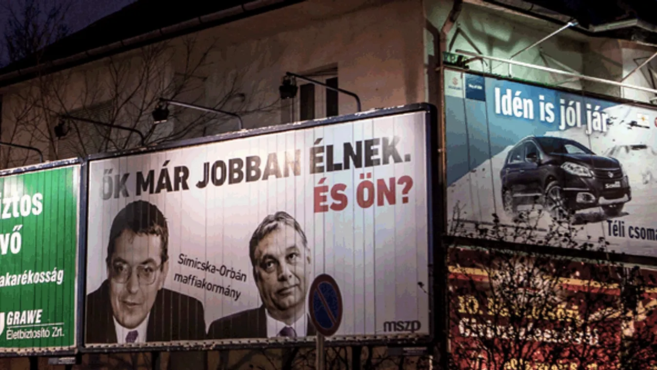 Ha nem mi nyerünk, itt pokol lesz Mivel riogatják szavazóikat a pártok? választás 2014 plakát 
