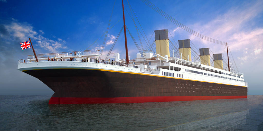 Titanic másolat Szecsuán Kína 