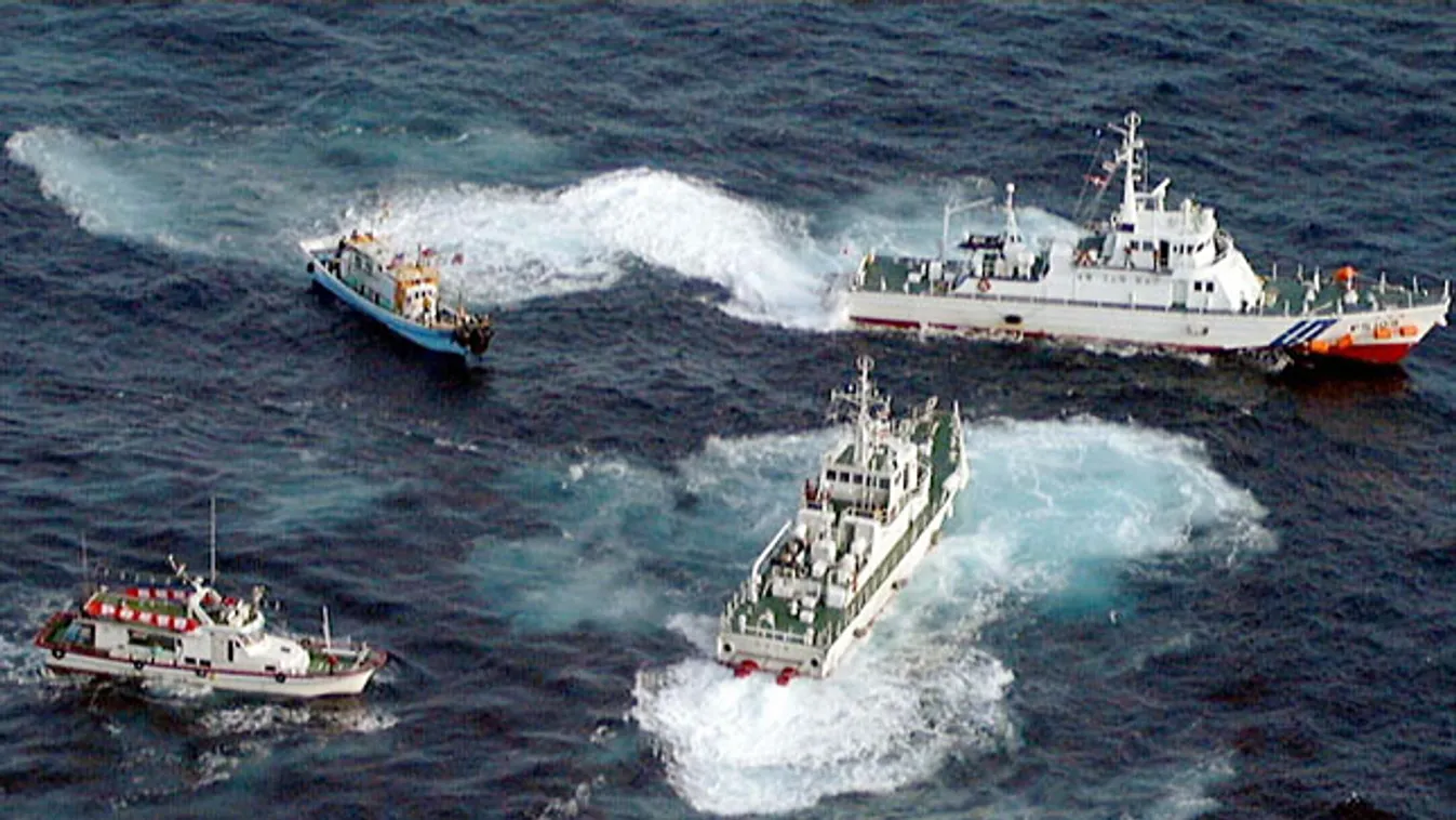 vita egy sziget fennhatóságáról Japán és Kína között, Senkaku (japánul), Diaoyu (kínaiul), japán partiőrség hajói tajvani hajókat tartóztatnak fel a sziget körül 
