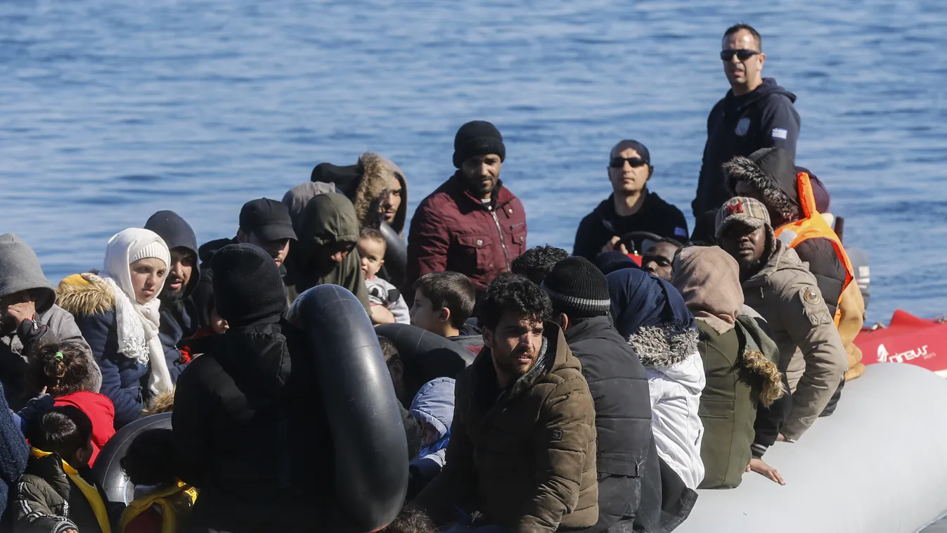 migráció, Görögország, Leszbosz 