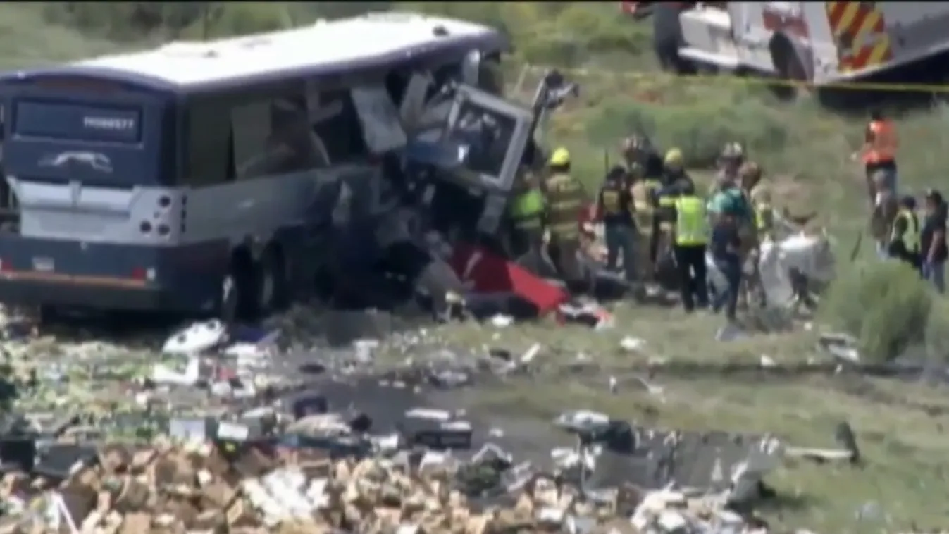 Új-Mexikó, buszbaleset, halálos baleset 