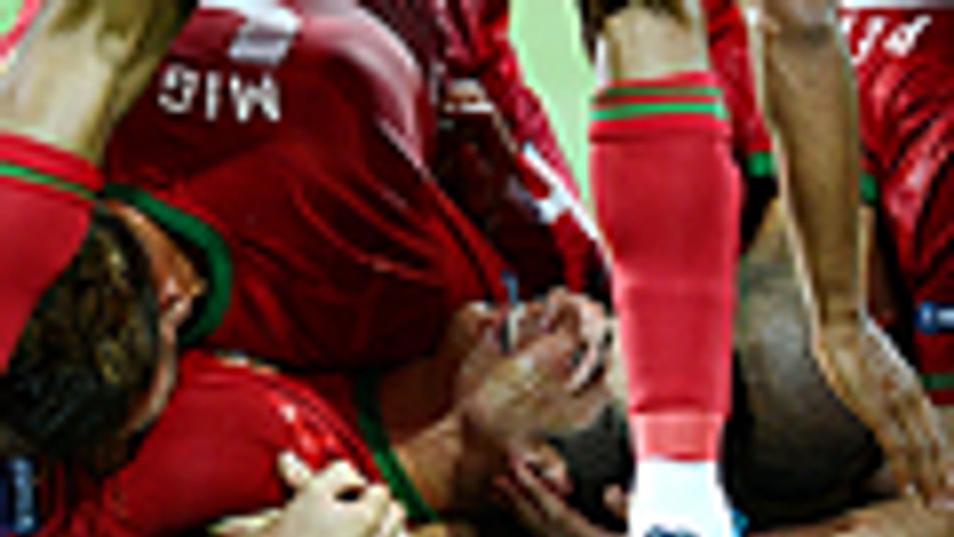 Foci EB 2012, Holland-Portugál meccs, ronaldo második gólöröme 
