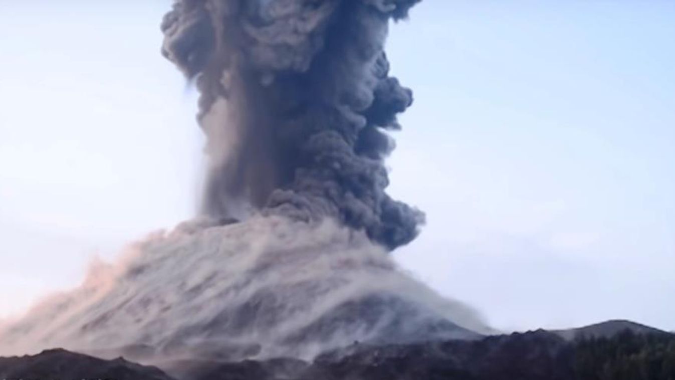 Krakatau vulkán kitörés 