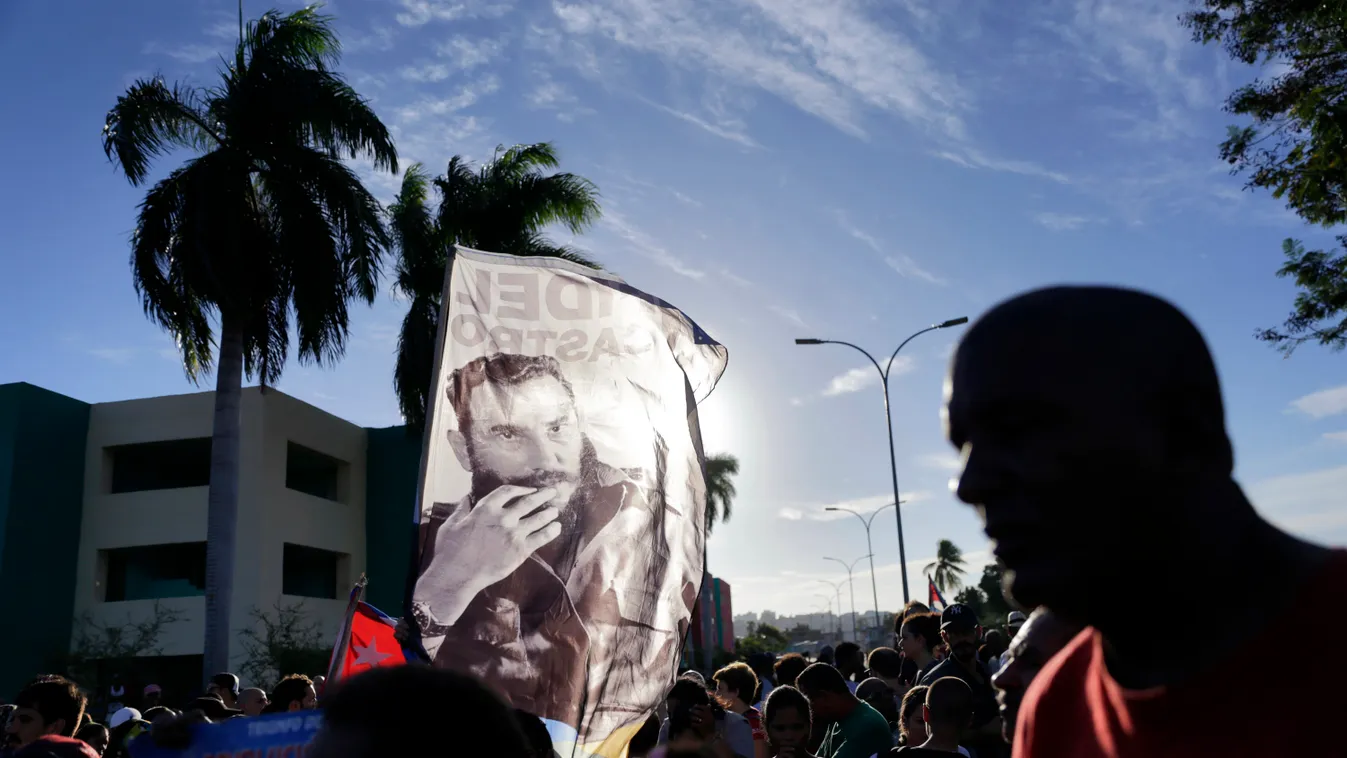 Fidel Castro Kuba temetés Santiago de Cuba 