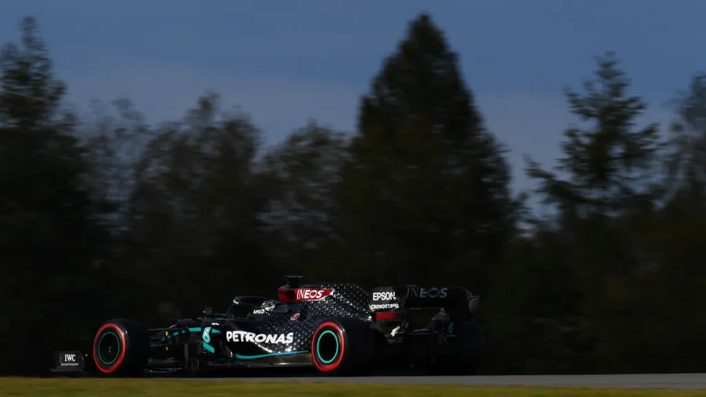 Forma-1, Lewis Hamilton, Mercedes, Eifel Nagydíj, 2020 szombat 