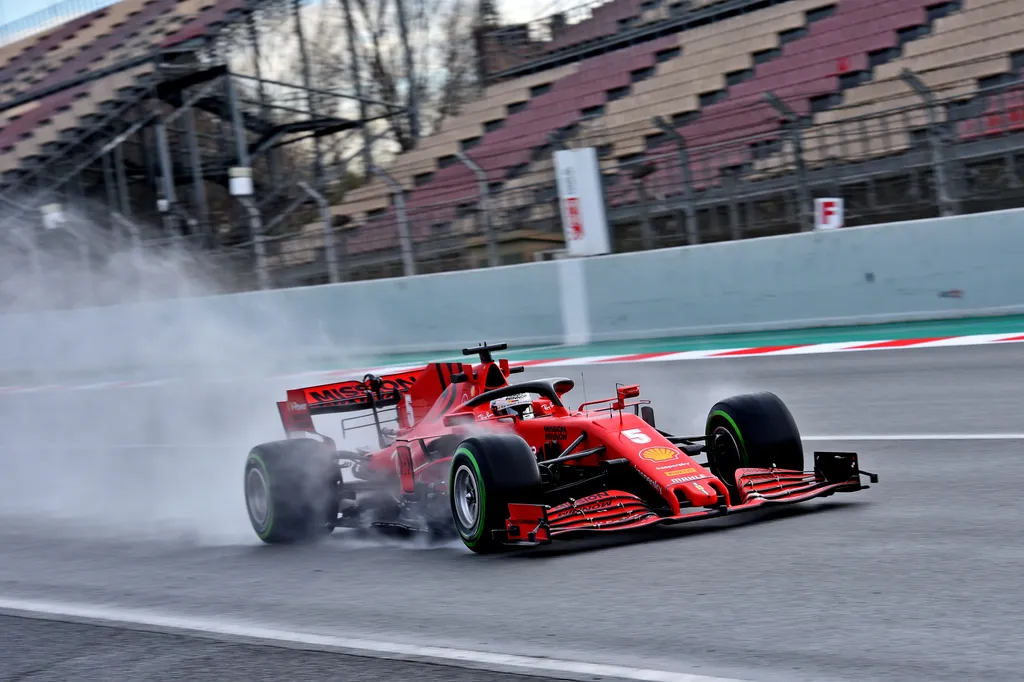 Forma-1, Sebastian Vettel, Ferrari, Barcelona teszt 5. nap 