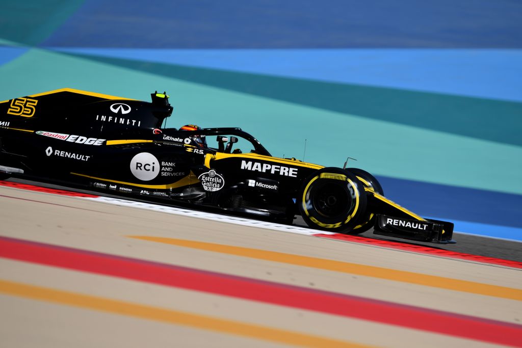 A Forma-1-es Bahreini Nagydíj szombati napja, Carlos Sainz, Renault Sport Racing 