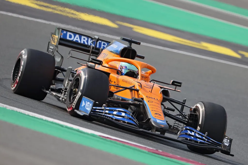 Forma-1, Daniel Ricciardo, McLaren, Katari Nagydíj 2021, péntek 