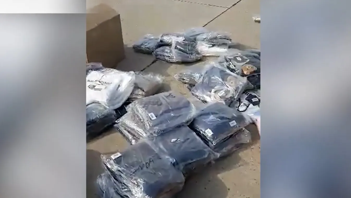 Több mint 800 hamis ruhát találtak egy kamionban az M5-ösön 