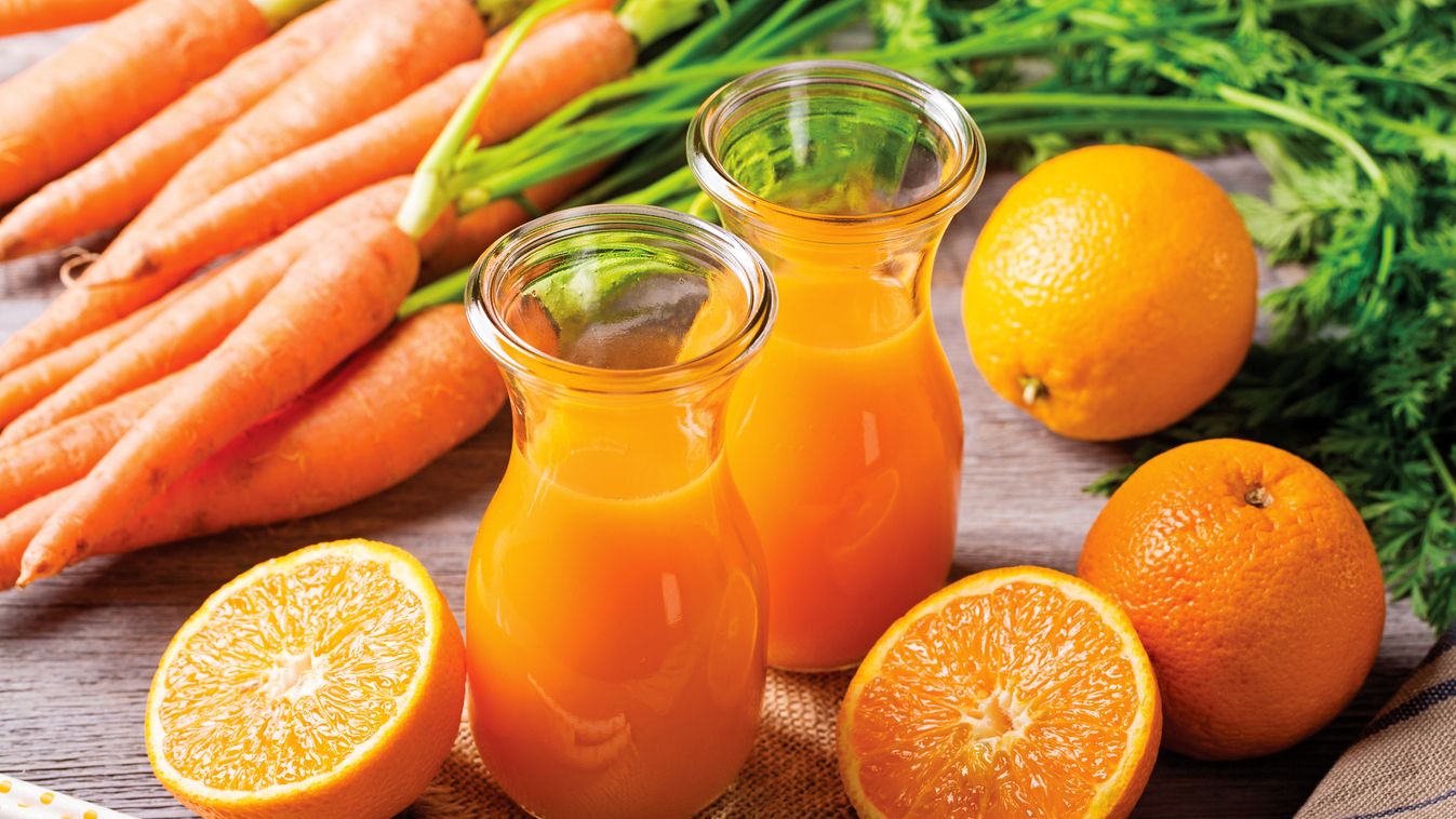 Vitalizáló smoothie-k: íme, a legjobb recept! narancssárga smoothie Narancs-répa-barack smoothie 