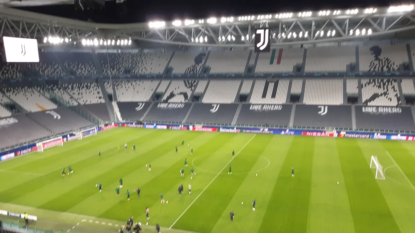 Ferencváros edzése a Juventus stadionjában 