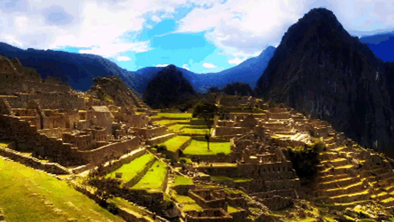 Machu Picchu, time lapse, gif 