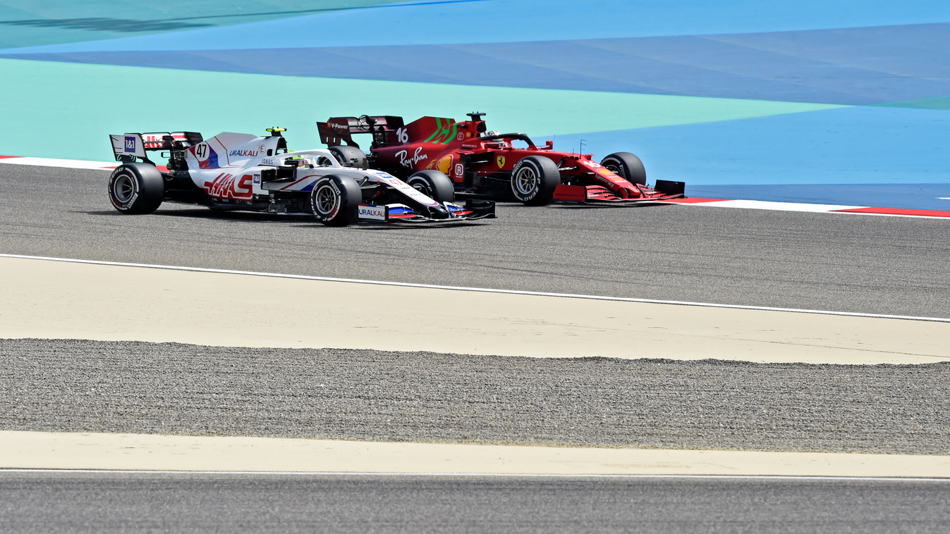 Forma-1, Mick Schumacher, Haas, Ferrari, Charles Leclerc, Bahrein teszt 1. nap 