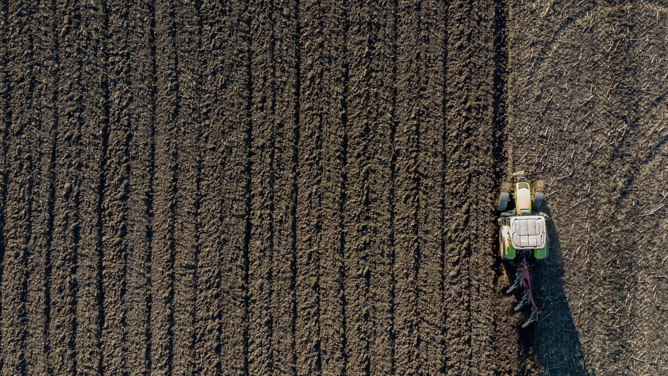 ÉVSZAK felülnézet FOTÓ KÖZLEKEDÉSI ESZKÖZ mezőgazdasági munka munkagép NÉZET szánt szántás szántóföld TÁJ TÁRGY tavasz tavaszi mezőgazdasági munka tavaszi munka termőföld traktor
magyar mezőgazdaság Magyarország 