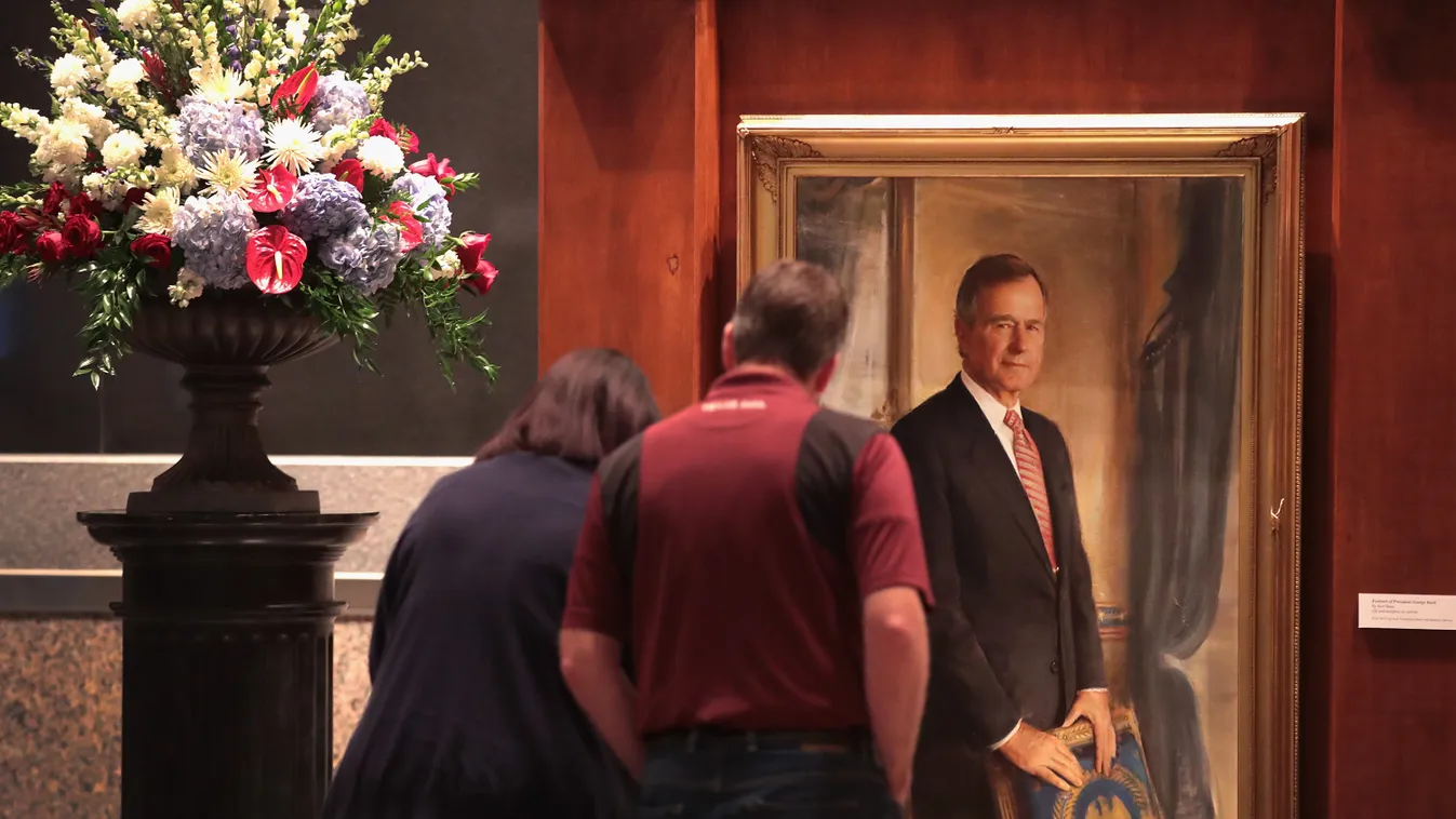 President George H.W. Bush Is Remembered At His Presidential Library In Texas, After He Passed Away At Age 94 GettyImageRank2 
